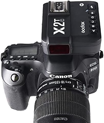 Безжична задейства светкавицата Godox X2T-C TTL за Canon, Bluetooth 1/8000 S HSS, контролер Поддържа приложения