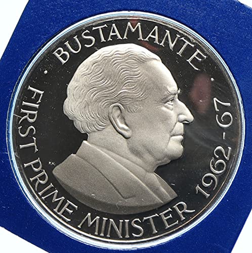 1975 JM 1975 Първият министър - председателят на ЯМАЙКА BUSTAMANTE Винт Долар на Стоки Без издаване на сертификат
