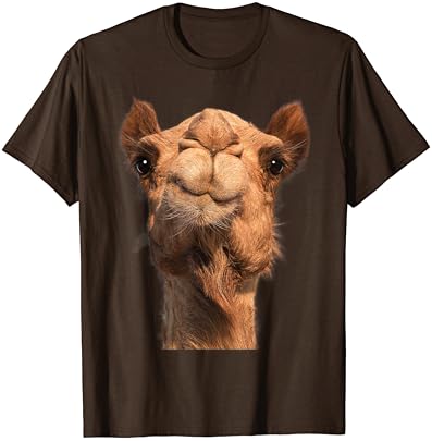 Тениска с изображение на камилска козина на Животното