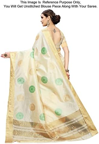 Традиционното индийското сари жена Peegli от памук и полиестер, коприна сари