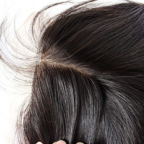 Bella Hair Свободна Част от Коприна в Основата на Закопчалката Директен, плътност 130% Натурален Цвят Реми Virgin Коси 4x4 инча