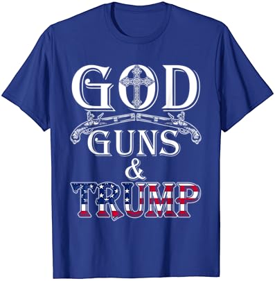 God Guns И Тениска Тръмп от 2-та Поправка, Тениска Тръмп 45