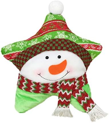 Tomaibaby Коледен Декор Нестандартен, Коледна Възглавница, Сладък Снежен човек, Декоративна Възглавница, мека
