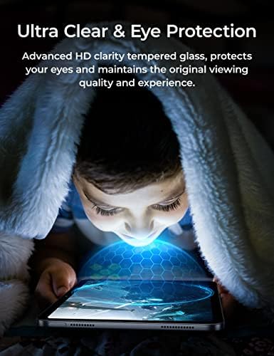Защитно фолио BENKS за екран от ново поколение на iPad на 10 (10,9 инча, 2022), филм от закалено стъкло твърдост 9H, съвместима