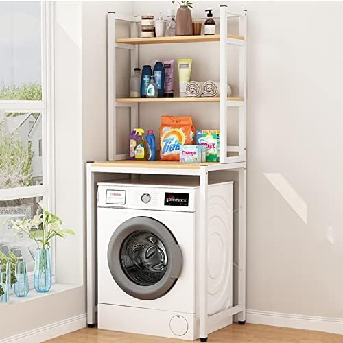 Рамки за съхранение на перални машини BKGDO, Подова Поставка над Тоалетна, 3-Слойная срок на пералната машина от Сгъсти стоманена