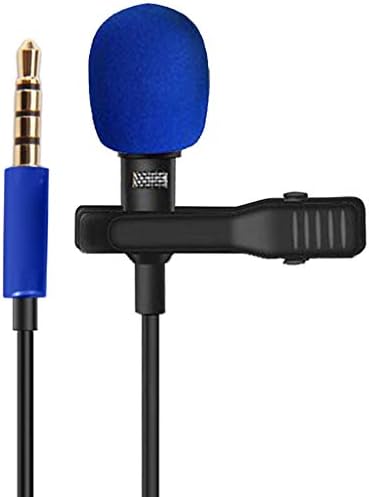 Аудиомикрофоны SJYDQ Pro 3.5 мм Жак с клипсой за микрофон Стерео Запис Мини Жични Външен микрофон за телефон 1,5 м (Цвят: