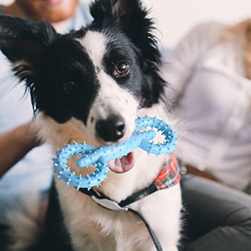 Четка за зъби за Кучета Здрава Играчка за Дъвчене-Мека Пръчка Гумена Точка За Миене на Зъбите Масажът на Паста