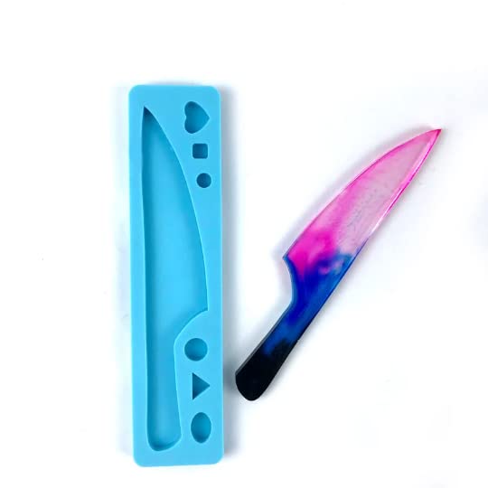 Силиконови форми във формата на Нож за DIY Инструменти, Ключодържател, под Формата на Полимерна Глина, Бижута, Производство