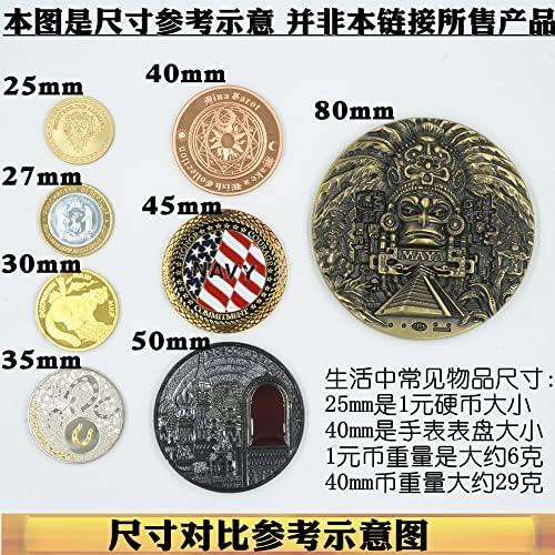 Монголски Сокол -Животно, с Инкрустирани Диаманти Възпоменателна Монета Ловен Сокол с висок Релеф, Инкрустирани