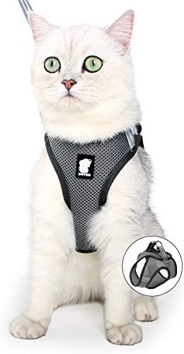 Комплект котешки колан и каишка FDOYLCLC за разходки, който предпазва от Издънки, Яке за улица с лесно управление, Регулируем