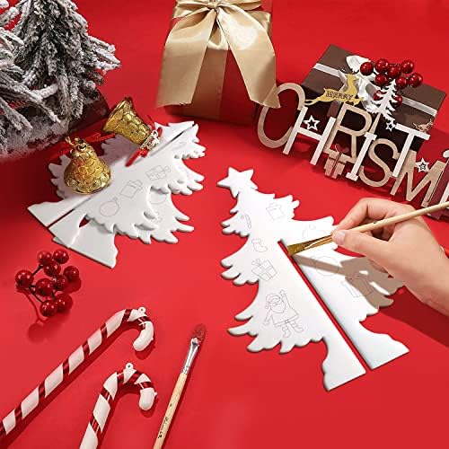 FOIMAS 3D Незаконченная Коледно Дърво, Плот с Изрезки от Пенопластовой Коледно Diy за Коледа
