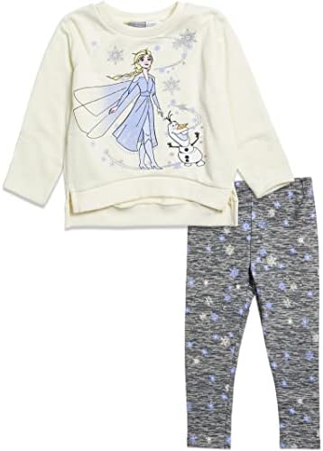Комплект дрехи Дисни Frozen Princess Anna Elsa за малки момичета, Hoody и Гамаши за новородени и по-Големи Деца