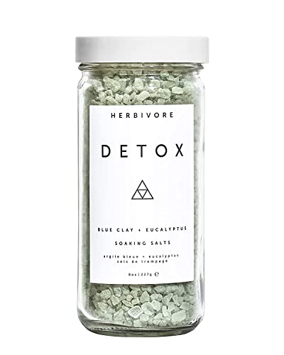 Соли за измиване на Herbivore Растителни Detox – Ароматерапевтическая смес от соли Тихоокеанския морето, Синя