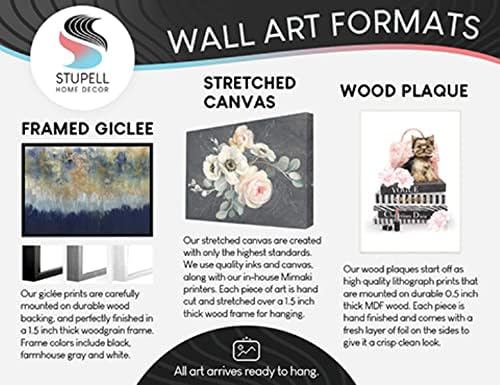 Stupell Industries Есенни Букети от диви цветя На Ферма, на Селски Цвете живопис, Дизайн Джулия Пуринтон, Стенно