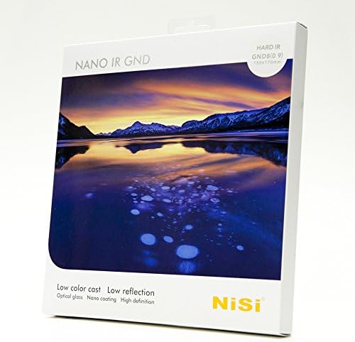 Филтър от твърдия градуированного стъкло неутрална плътност NiSi GND8 (0,9) 150 x 170 мм, черен (NIP-150-HGND0.9)