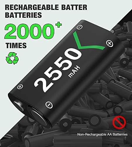 Акумулаторна батерия със зарядно устройство устройство за Xbox Xbox X series|S/Xbox One, с батерия Xbox капацитет