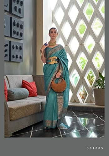 ЕТНИЧЕСКИ ТЪРГОВСКИ ЦЕНТЪР Indian woman's Textured Rich look Gala Мед стан zari ръчно изработени, коприна блуза,