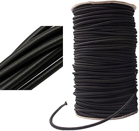 ZHONGJIUYUAN 1 ролка (55 ярда, 3 мм) Еластична нишка, еластичен кабел, шевни изделия, конци, за производство на бижута, бънджи