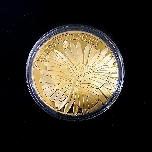 MKIOPNM Колекция от монети Възпоменателна Монета Мультяшная Пеперуда Феята на зъбките Златна Монета Златна Възпоменателна