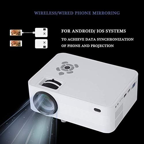 Мини-Шрайбпроектор KXDFDC, Мултимедиен видео проектор за Домашно Кино с Кабел, Пълен видео проектор