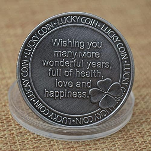 Любима Монета Възпоменателна Монета Сребърно Покритие Щастлива Медал Честит Рожден Ден Монета Повикване Щастливата Монета Са Подбрани Монета