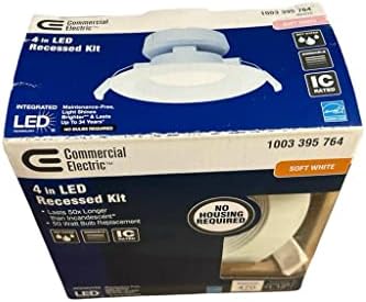 Търговска Electric-Вградени лампа Kit 4inch LED Soft White 7W 50W Downlight (2 опаковки)