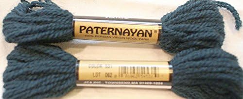 3-слойная вълнена прежда Paternayan за бродиране-Цвят-531-СИН Смърч-В този списък са представени 2 мини-мотка