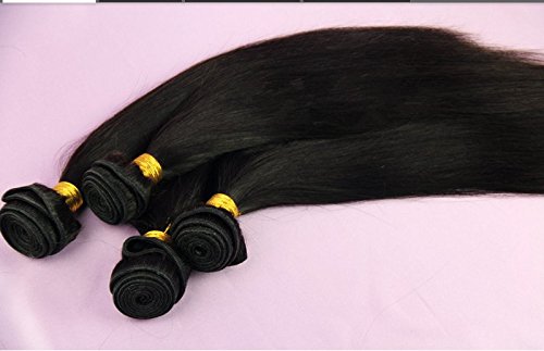 DaJun Hair 7A 3 Части 4x4 лейси закопчалката с Добри индийски Реми Човешки коси 3 връзки Утков Смесени Дължина
