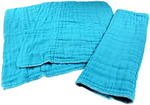 Пелени от боядисана тъкан OsoCozy Prefold (кърпички за оригване) - памук, мека, здрава и абсорбиращи влагата.