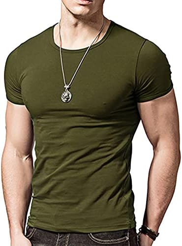 Мъжки t-shirt lalazaba Hyuling с къс ръкав и кръгло деколте (2, 3 опаковки)