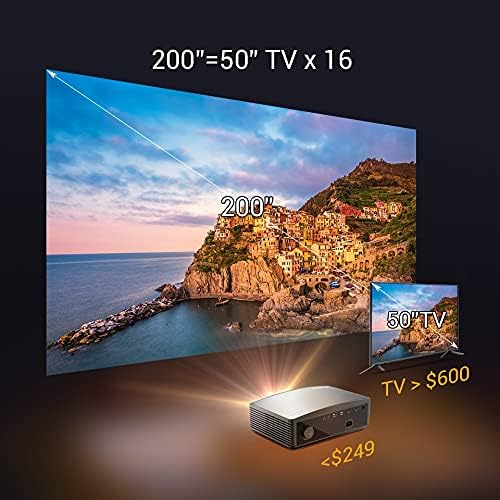 FZZDP Full 4K 1920x1080P LCD 9,0 LED видео проектор за Домашно Кино в прожектор за Смартфон Таблет