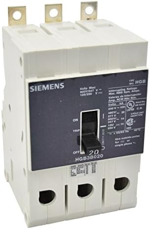 Siemens US2 HGB3B020B 20A 480V 3P 35K Б/, Бял