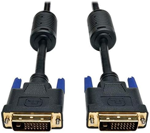 Кабел Трип Lite DVI Dual Link Кабел за цифров монитор TMDS (DVI-D M/M) дължина 1 метър (P560-001), Черен