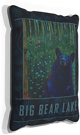 Голяма възглавница за диван Big Bear Lake Bear Reverie от платното за дивана дома и офиса, картини с маслени бои на художника