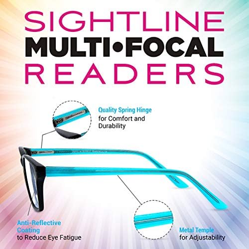 Многофокусные очила за четене Sightline 6007 с прогресивно капацитет - Ацетатная дограма за по-високо качество -Лещи с AR