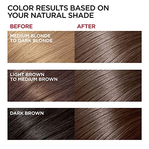 Шампоан за Боядисване на коса Естествен Каштанового цветове за Тъмна коса, Шампоан за Миг Боядисване на коса Brown Shampoo 3