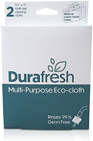 Плат е от дървесни влакна Durafresh, универсална еко-кърпа за почистване, проектирана по този начин, така че да може