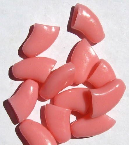 Капачки за нокти с меки нокти за домашни кучета, размер L, нежно-розов цвят (40шт капачки за нокти, 2 туби лепило с инструкциите на производителя)