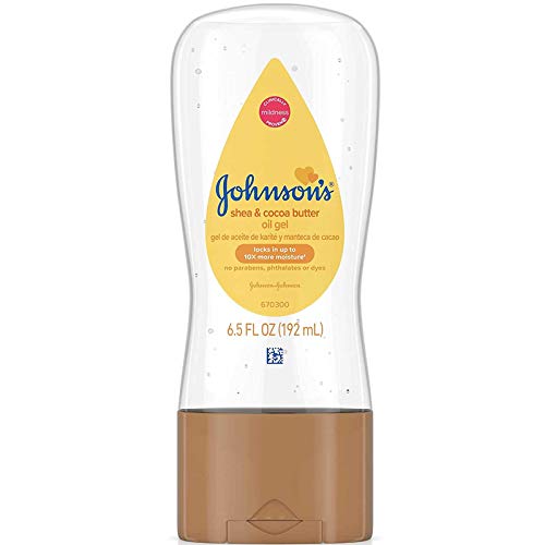 Johnsons Детски Маслен гел с масло от шеа и какао 6,5 унции (192 мл) (3 опаковки)