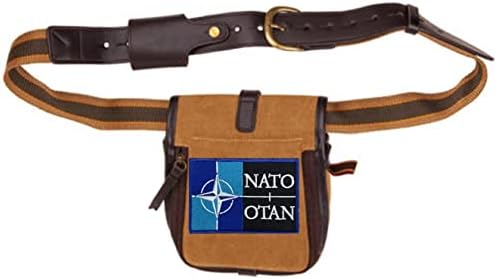 Тактическа нашивка с изображение на НАТО A-ONE + Жени за лацкана в стил Испания, Бродирана нашивка на Духа за