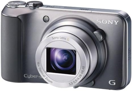 Цифров фотоапарат Sony Cyber-shot DSC-H90 на 16,1 Mp с 16-кратно оптично увеличение, 3,0 инчов LCD дисплей (сребрист цвят) (модел