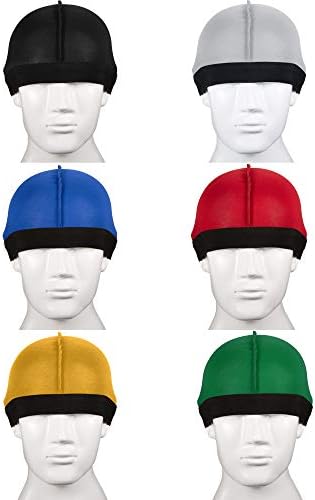 6 Броя Шелковистых Вълнообразни шапки за еднократна употреба, за Мъже и Деца 360 Wave Durag Cap Еластична Вълнообразни