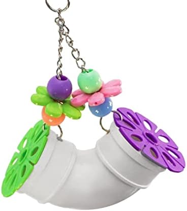 PETSOLA Разноцветни Играчки за Домашни Птици Трубопроводная Клетка Играчка на Онлайн Обучение за Птици Ара Подарък