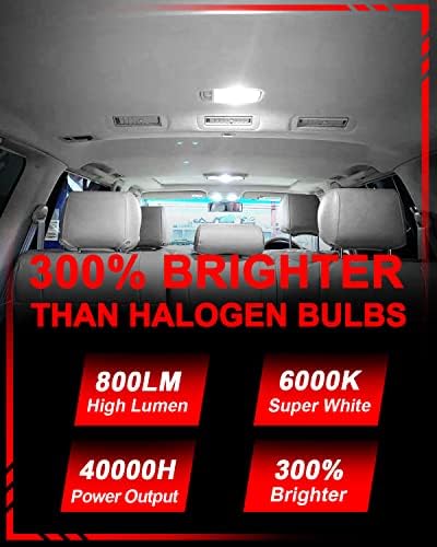 Led Комплект вътрешно осветление Осъществяване на Замяна за Toyota Sequoia 2008-2013 2014 2015 2017 2018 2019