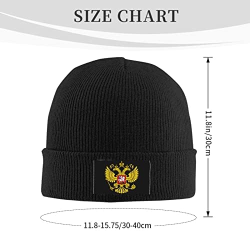 CXXYJYJ на Герба на руската шапки-бини Мъжки Женски Коледни шапки Унисекс-Бини