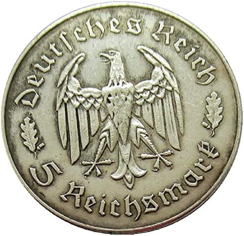 Германия 5 Марки 1934 г. Външните Копие на Медни Възпоменателни монети