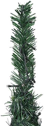 VidaXL Всплывающая Низ Изкуствена Коледна елха с led Зелен цвят 82,7