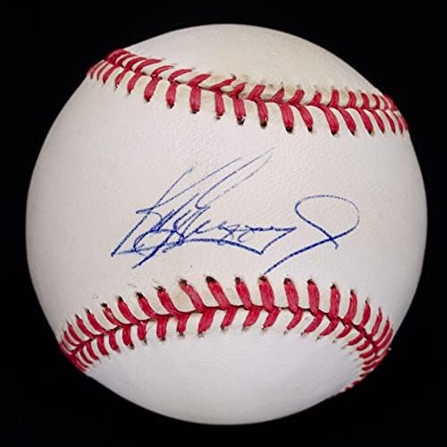 Кен Гриффи-младши Подписа OAL Baseball JSA COA с Автограф AC57084 - Бейзболни топки с автографи