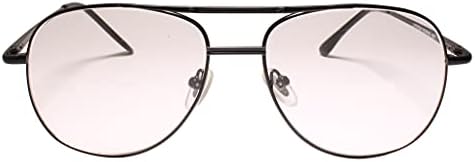 Класически Автентичен Vintage Черни Авиаторские Бифокални Очила за четене на 80-те години 4.00 Reader