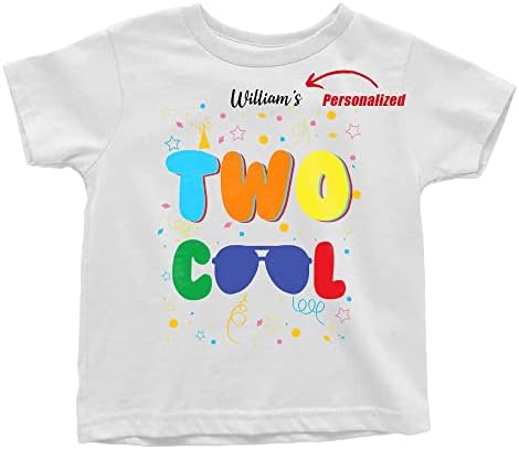 Тениски за деца за момичета от 2 до 4 години, Готин Подарък за Две деца на 2-ри Рожден Ден, Тениска на 2 г. за Втория Рожден